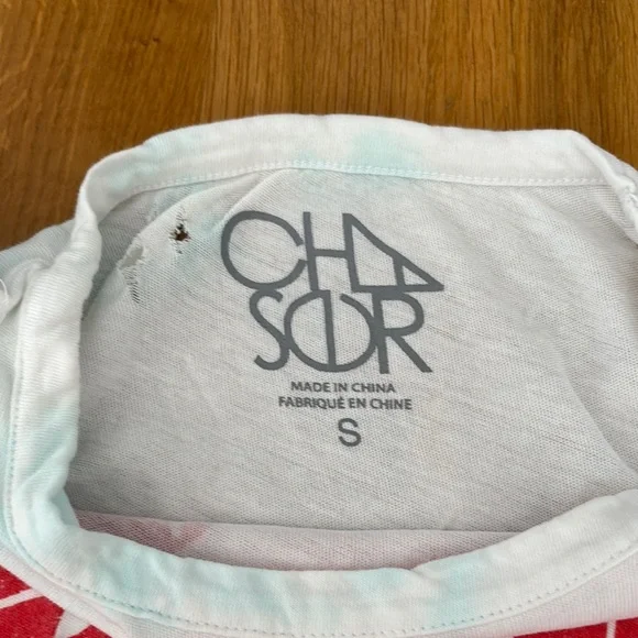 CHASER Rebel Red White Short Sleeve Tee - Picture 2 of 2
